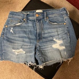 Denim shorts size 8